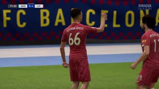 Alexander Arnold directly corner kick goal