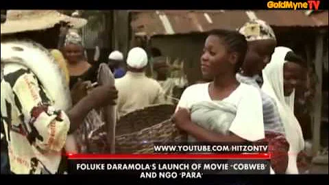 GOLDMYNETV: FOLUKE DARAMOLA LAUNCH MOVIE "COBWEB" AND NGO "PARA"