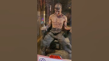 Electric Chair Man Animatronic Electrocution Torture Museum of Death Haunted House Dark Ride Crime