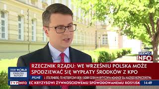 Kiedy wypłata środków z KPO dla Polski? Rzecznik rządu o spodziewanym terminie 