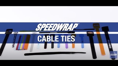SPEEDWRAP® Hook & Loop Cable Tie - Product Video Published