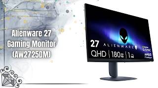 Alienware AW2725DM 🔥 27” QHD 180Hz Gaming Monitor Review 🎮🖥️