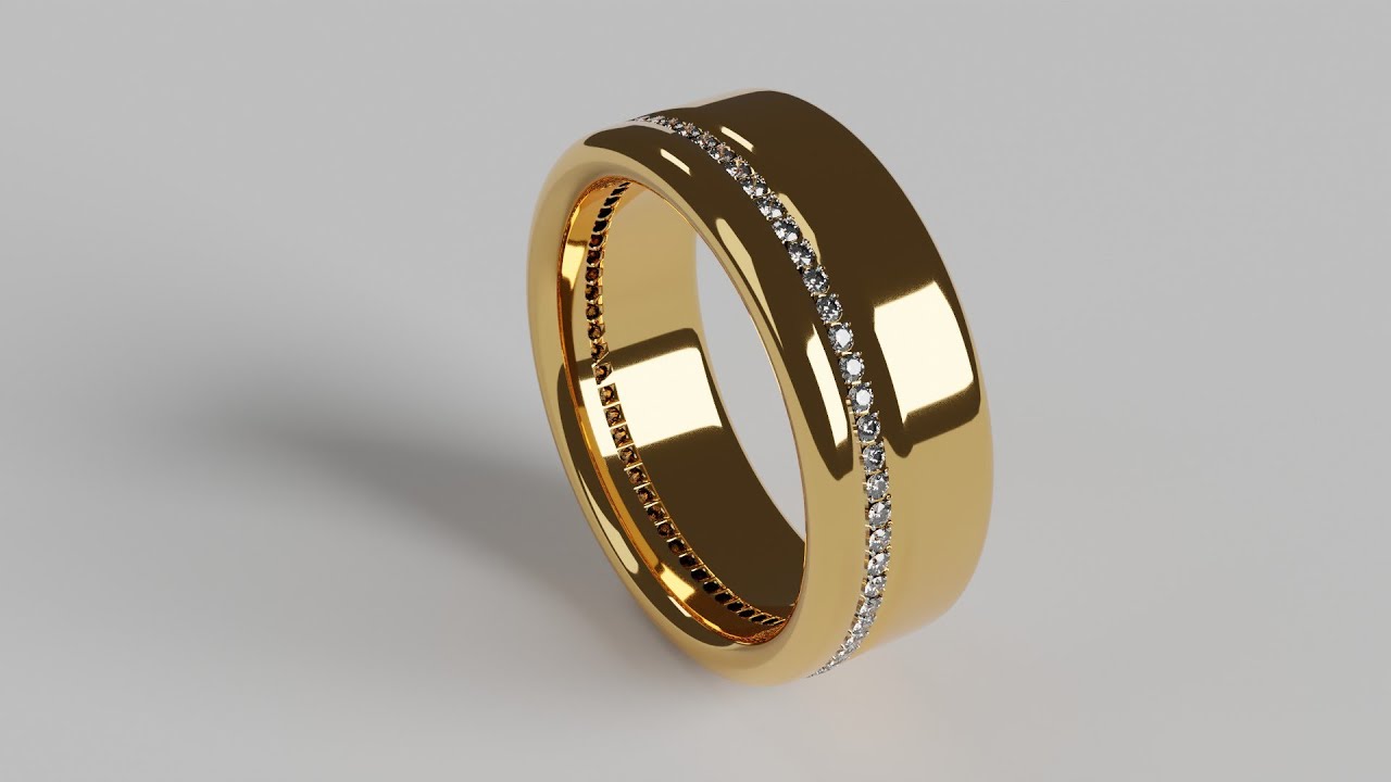 How to model a Wedding Ring in Blender JewelCraft [Tutorial] - YouTube