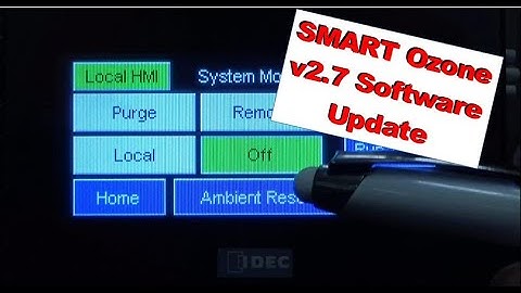 v2.7 Software Update - OWS Smart Series Ozone Generator Training Series