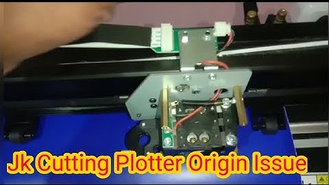 How to solve Cutting Plotter Origin Issue