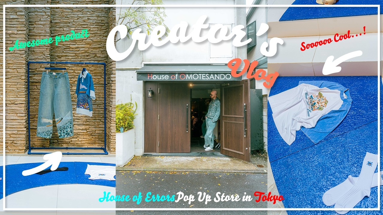 VLOG] More like art than clothes!? I infiltrated the pop-up store 