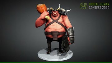 CC Digital Human Contest 2020 - Mythcons - Entry #3 [Viking Glutton]