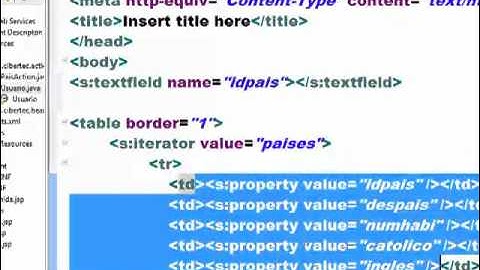 DESARROLLO WEB JAVA - Sesion 2 : Struts Basico : Iterator, Listas Desplegables