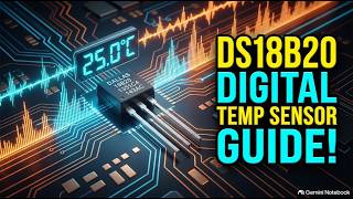 How to Use DS18B20 Digital Temperature Sensor: 1-Wire Protocol with Arduino & ESP32