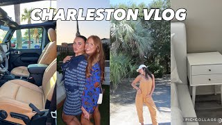WEEK IN MY LIFE | new jeep leather seats, charleston girls club event, new nightstands, grocery haul