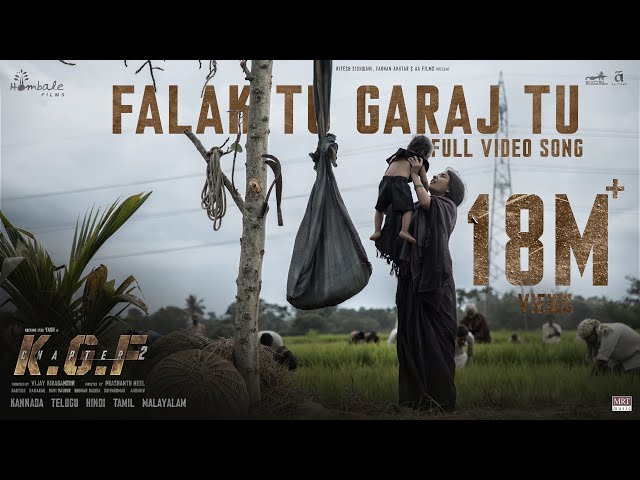 Falak Tu Garaj Tu Video Song(Hindi) | KGF Chapter 2 | Rocking Star Yash | Prashanth Neel|Ravi Basrur class=