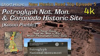 New Mexico Road Trip Petroglyphs National Monument and Coronado Historic Site near Albuquerque