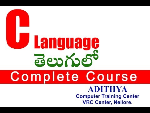 C Language in Telugu Part 21 (increment and decrement Operator)