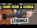 Iann Dior Gunna Strings Easy Guitar Tutorial TABS mp3