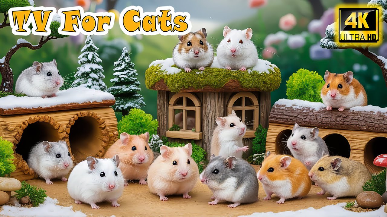 Picture of 🔴 Interactive CAT TV－Calm Your Anxious Cats FAST with Playful Mouse 😸 ...