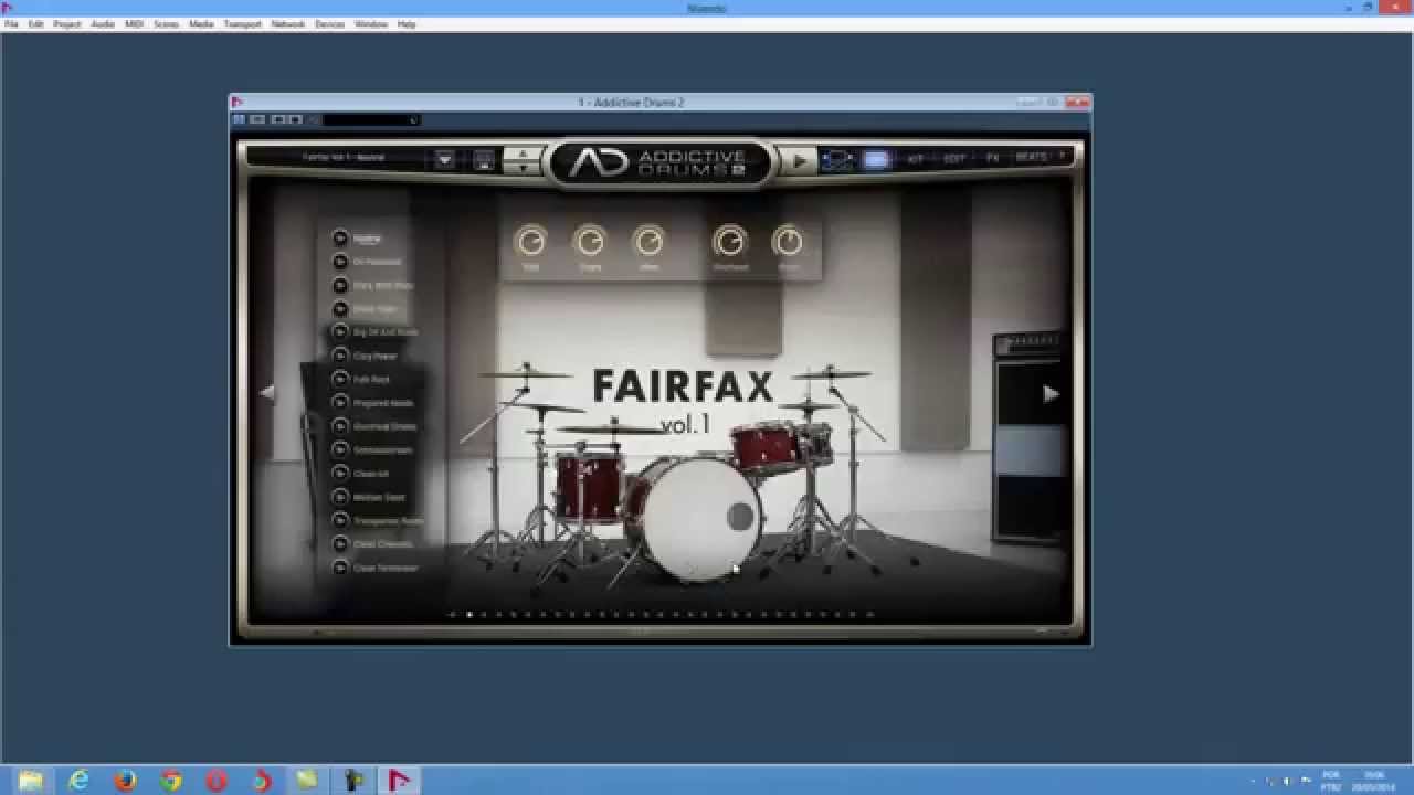 Instalação Addictive Drums 2