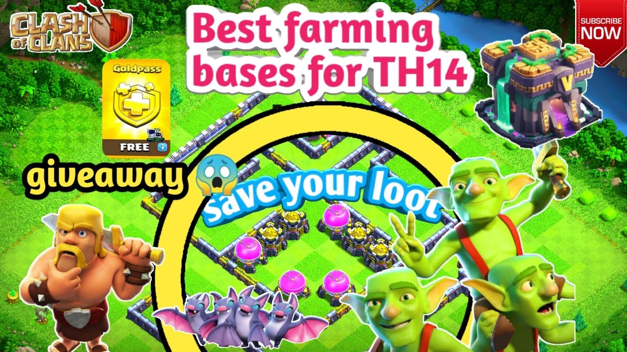 Top 10 townhall 14 base for farming!!! Th14 farm base | best th14 anti 2 star farming base - coc
