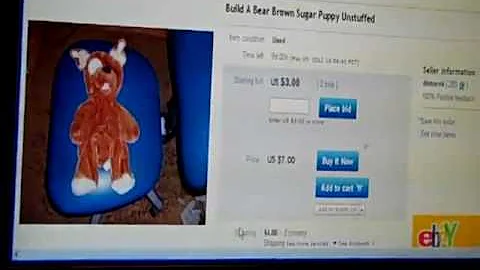 The Brown Sugar Puppy Build A Bear That I am Selling