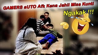 241 ▶️ Ngakak 🤣 GAMERS aUTO Afk Kena Jahil Miss Kunti #prank #Video Lucu #ghost prank #funny