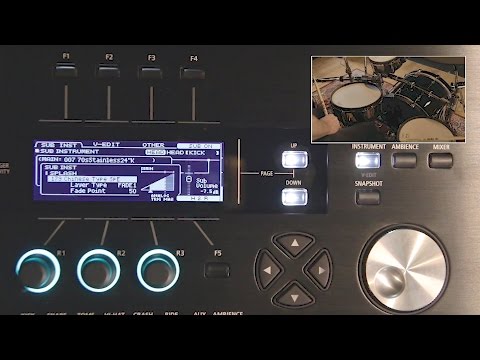 Roland TD-50 V-Drums Kit examples and custom sounds creation