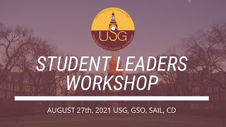 Student Leadership Workshop 8/27/21