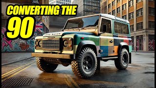 Swapping the Defender roof for a full hardtop and starting to design our custom 90 Land Rover Removable Top