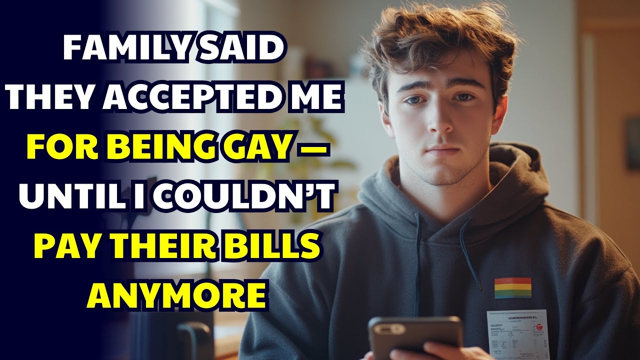 Семья говорила, что принимала меня геем, пока я не смог оплачивать их счета.