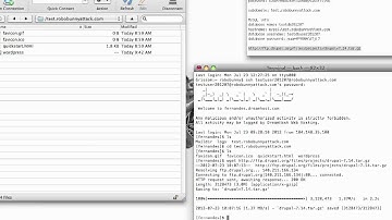 How do I install Drupal on my web server using SSH?