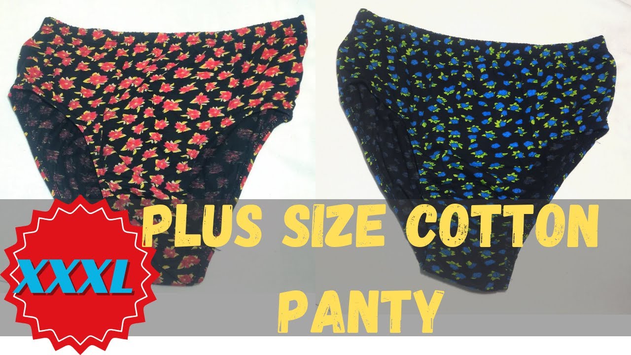 Plus size lingerie for women XXXL / plus size panties / cotton panties