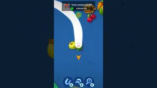 Snake lite game Traps Big Snake in wormate .io! Unbelievable Gameplay#wormate #wormateio #shortsfeed