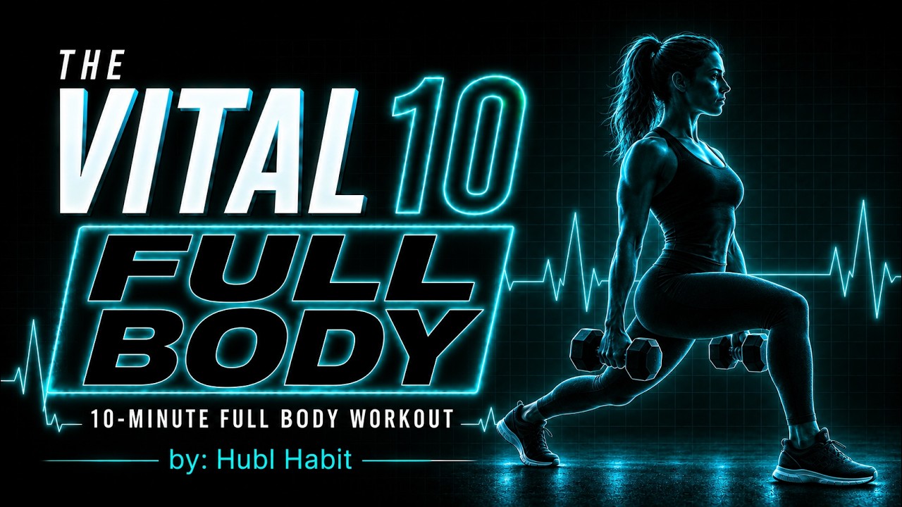 10 MIN Full Body Dumbbell Workout 💪 | Build Strength at Home | The Vital 10