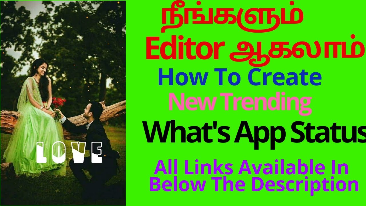 how to create whatsapp status videos|How To Create New Trending What's