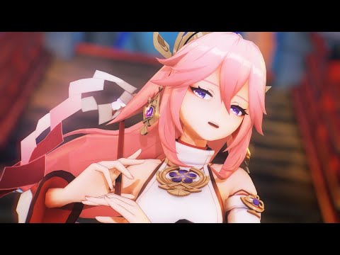 【MMD Genshin Impact】紅一葉 / Akahitoha ( Yae Miko )