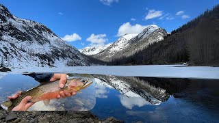 Hiking & Fishing Mountain Lake Trout