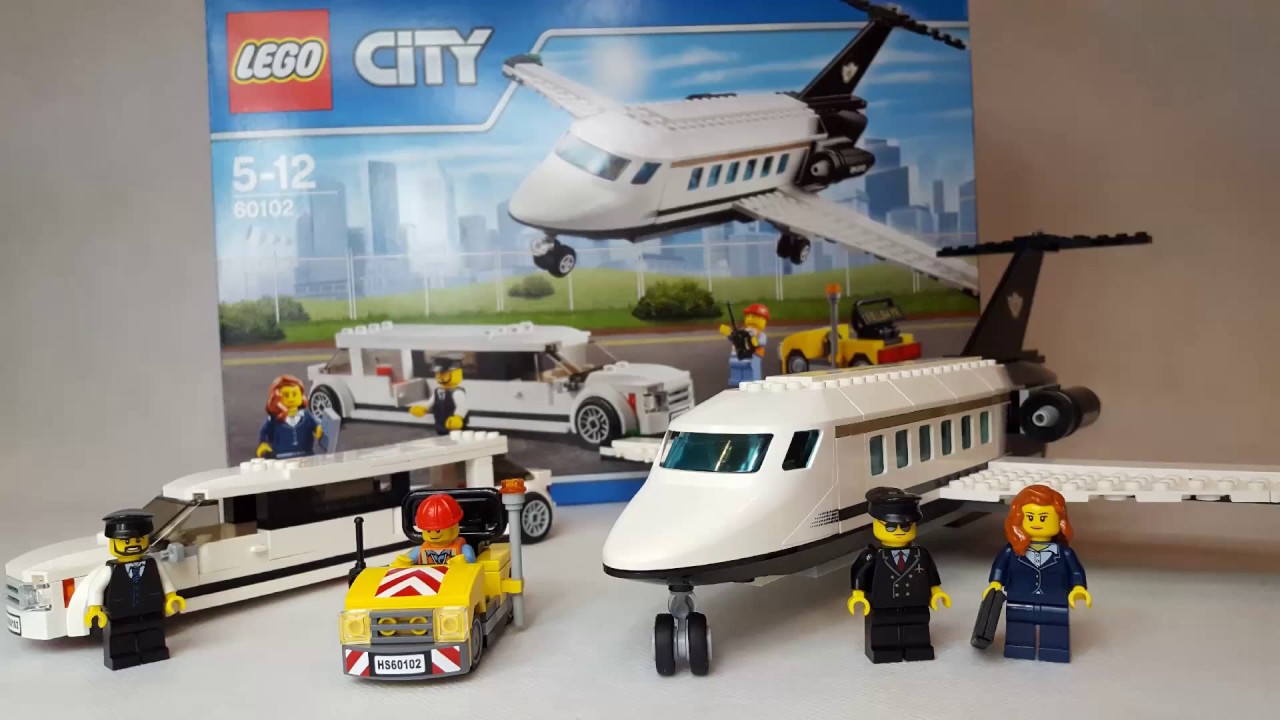 City 60102 Samolot Limuzyna Speed Build Airplane Limousine - YouTube