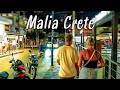 Malia crete walking tour 4k greece 2022