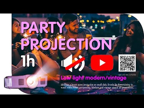 NEW party video mix for projection vintage modern visual effects