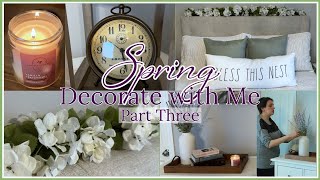 SPRING DECORATE WITH ME PART THREE | SPRING FARMHOUSE DECOR IDEAS AND INSPIRATION 2023
