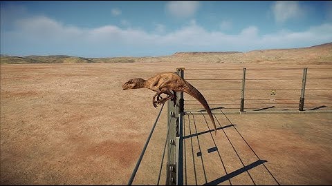 WHAT IF I TURN ON POWER WHILE A RAPTOR CLIMBING THE FENCE? - Jurassic World Evolution 2 #Shorts