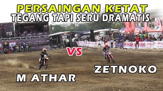 Ini sih tegang banget ATHAR 23 vs ZETNOKO MAHIZA 7 bersaing ketat di klas SE 85 cc