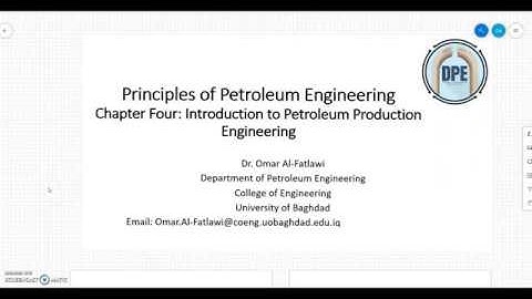 Introduction to Petroleum Production Engineering   Part 1