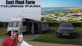 Our stay at our first affiliated site, East Fleet Farm Touring Park Weymouth