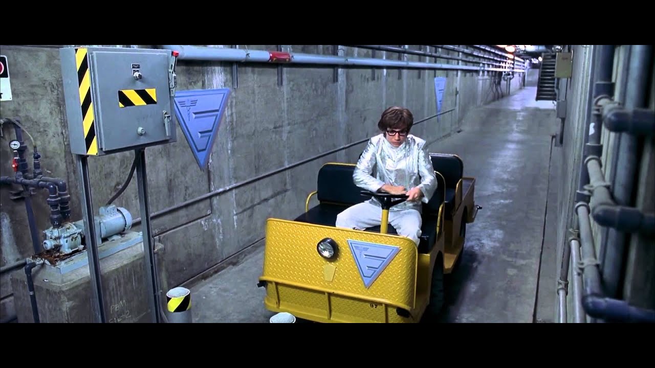 Austin powers golf cart scene