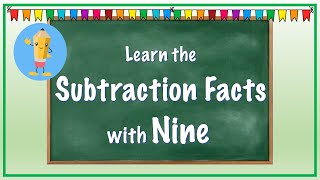 Learn subtraction facts with nine.