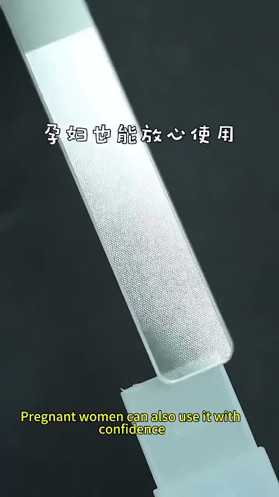 How to use nano glass nail file? Have you learned it?