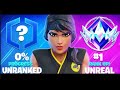 My journey  from champ to unreal (duo fills) Fortnite ranked￼