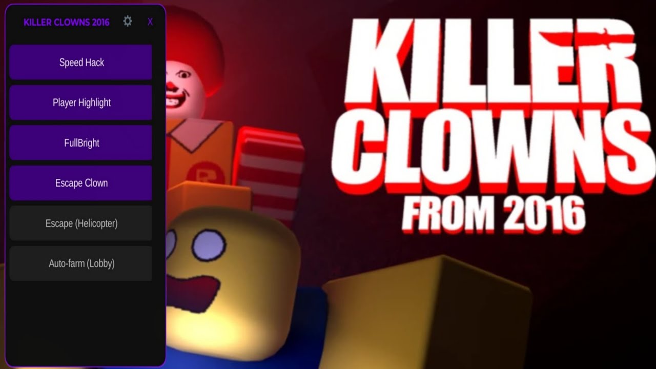 Clown Script Script for KILLER CLOWNS FROM 2016 ROBLOX🤡 - YouTube