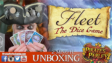 Fleet: the Dice Game 2 minute UNBOXING!