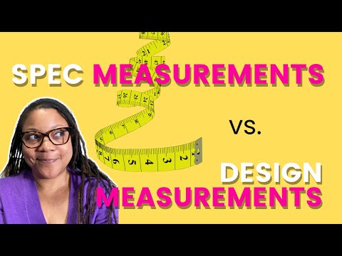 Spec sheet vs. design measurements: Which do I need for a tech pack?