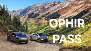 Cybertrucks Take On Ophir Pass - Telluride 